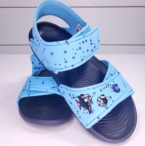 1Y Adidas Altaswim C Blue Fish Summer Beach Sandals Kids Size 1Y (Unisex)